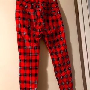 Anthropologie Jeggings, size Medium. Red